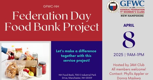 JAM Federation Day Food Project 